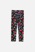 Дитячі легінси Coccodrillo колір чорний візерунок (3641470)