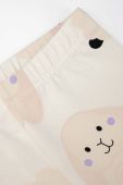 Легінси для немовлят Coccodrillo колір бежевий візерунок (3558102)