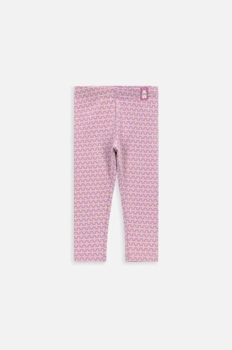 Легінси для немовлят Coccodrillo колір фіолетовий візерунок