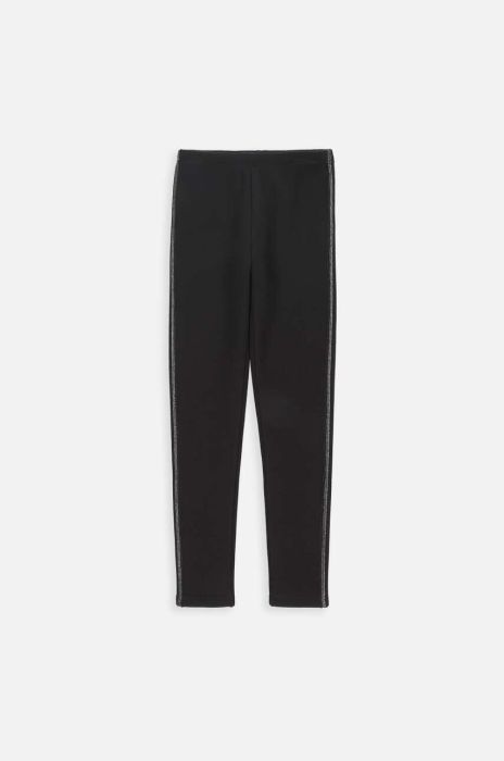 Дитячі легінси Coccodrillo колір чорний однотонні (3538041)