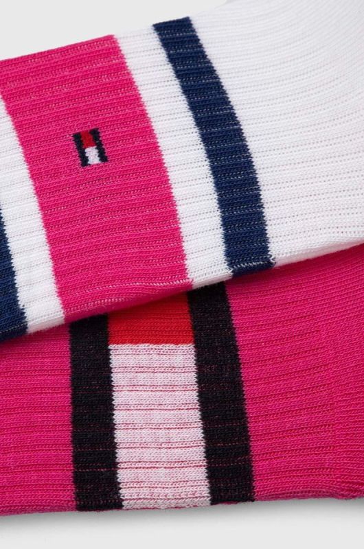Дитячі шкарпетки Tommy Hilfiger 2-pack колір рожевий (3512000) фото 2