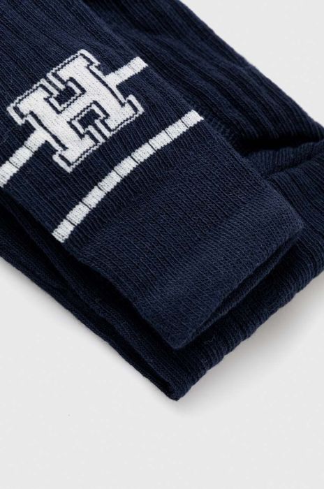 Легінси для немовлят Tommy Hilfiger колір синій з принтом