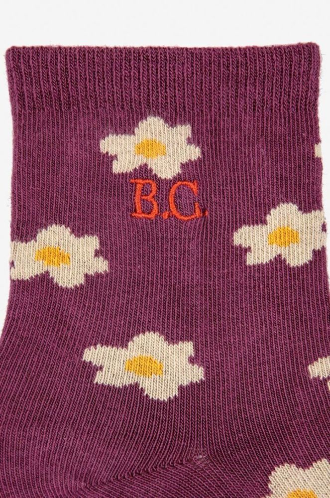 Дитячі шкарпетки Bobo Choses колір фіолетовий фото 2