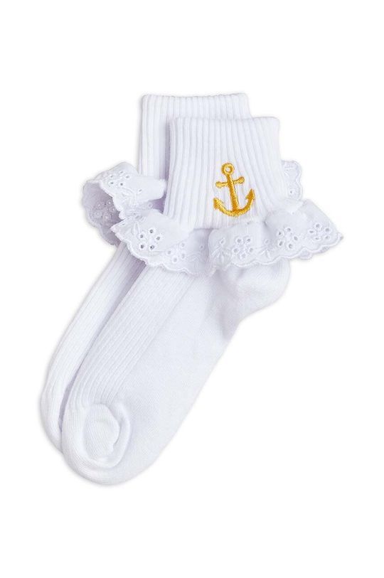 Дитячі шкарпетки Mini Rodini колір білий (3268978)