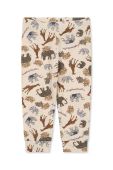 Дитячі легінси Konges Sl?jd колір бежевий візерунок