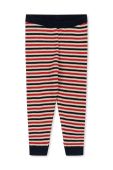 Дитячі бавовняні легінси Konges Sl?jd колір червоний візерунок