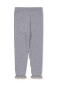 Дитячі легінси Konges Sl?jd колір сірий однотонні