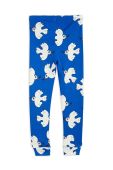 Дитячі бавовняні легінси Mini Rodini Mini Rodini x Wrangler візерунок колір блакитний