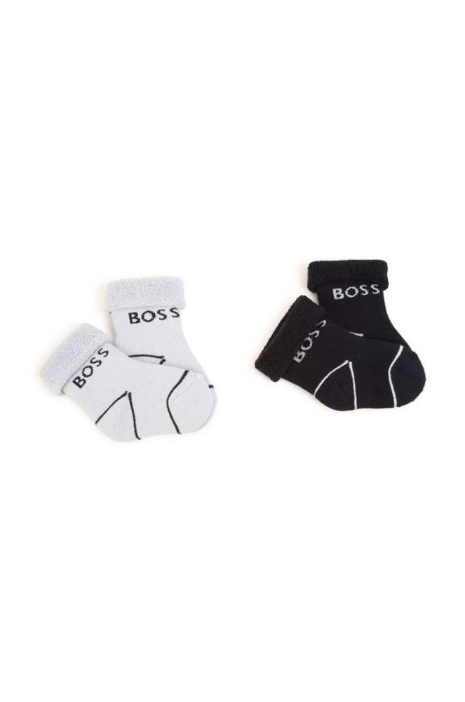 Шкарпетки для немовлят BOSS 2-pack колір синій фото 3