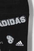Дитячі легінси adidas JG BLUV Q3 TIGH колір чорний візерунок