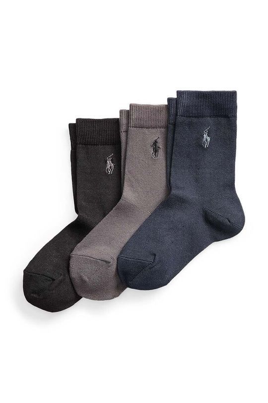 Дитячі шкарпетки Polo Ralph Lauren 3-pack колір чорний (3638792)