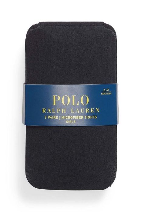 Дитячі колготки Polo Ralph Lauren 2-pack колір чорний (3641560)