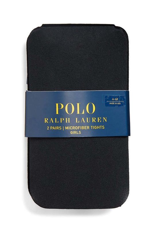 Дитячі колготки Polo Ralph Lauren 2-pack колір чорний (3643353)