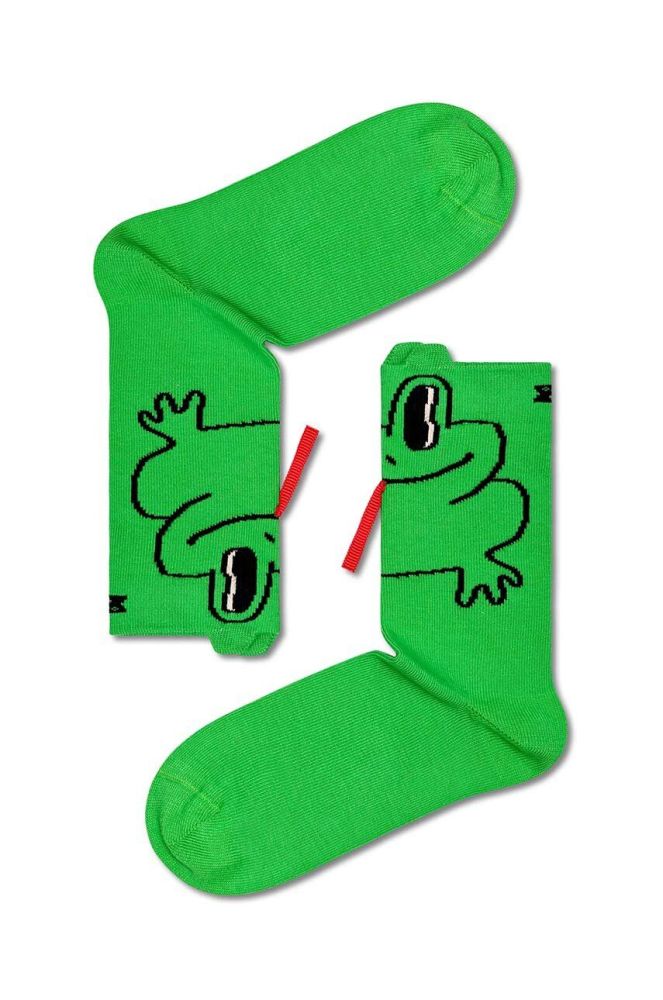 Дитячі шкарпетки Happy Socks Happy Frog колір зелений