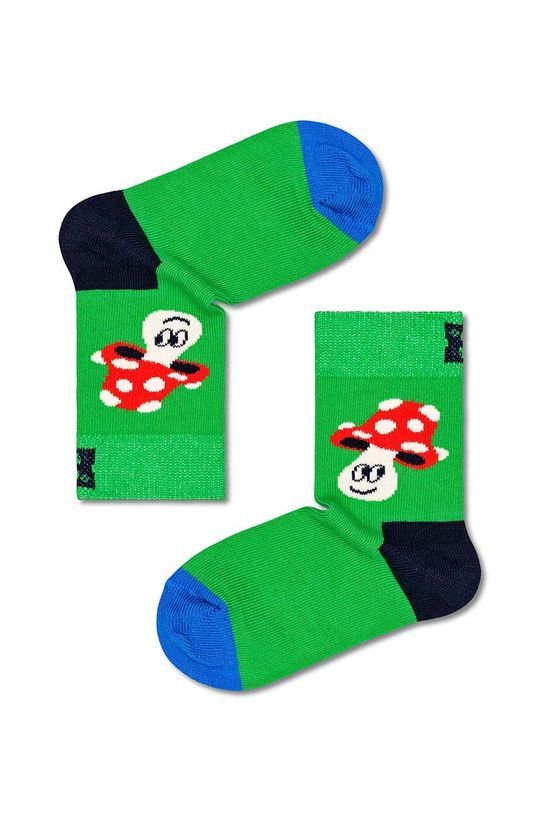 Дитячі шкарпетки Happy Socks Mushroom колір зелений