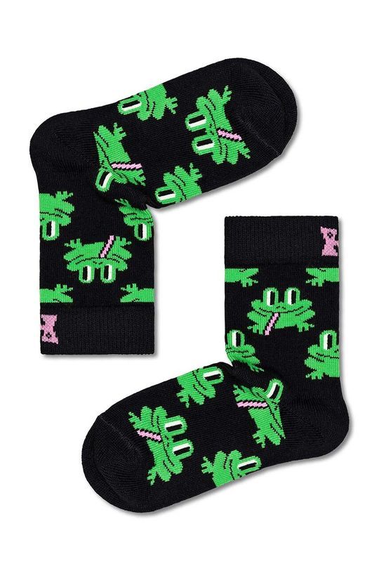 Дитячі шкарпетки Happy Socks Frog колір чорний