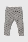 Дитячі легінси United Colors of Benetton колір сірий візерунок (3394522)