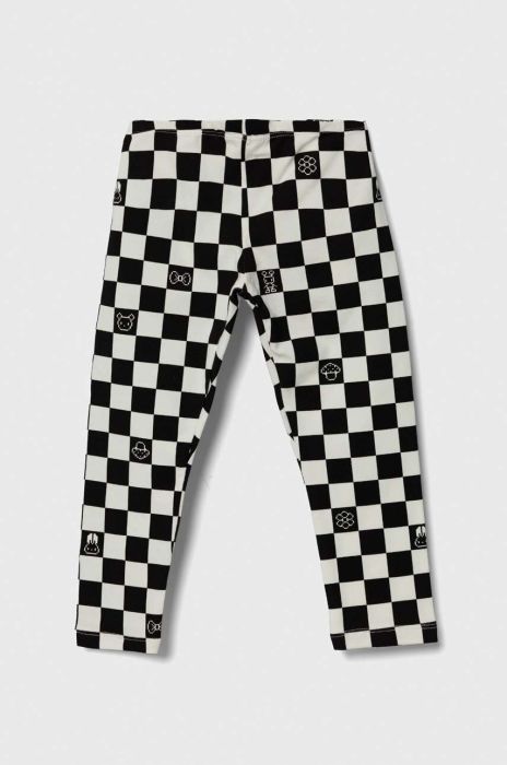 Дитячі легінси United Colors of Benetton колір чорний візерунок (3394530)