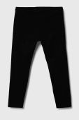 Дитячі легінси United Colors of Benetton колір чорний однотонні (3415896)