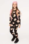 Дитячі легінси Coccodrillo колір чорний візерунок (3495531)