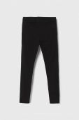 Дитячі легінси United Colors of Benetton колір чорний однотонні (3496956)