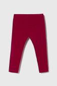 Дитячі легінси United Colors of Benetton колір рожевий однотонні (3486108)
