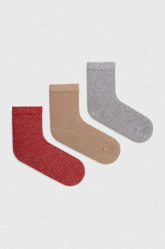 Дитячі шкарпетки United Colors of Benetton 3-pack колір барвистий (3688808)