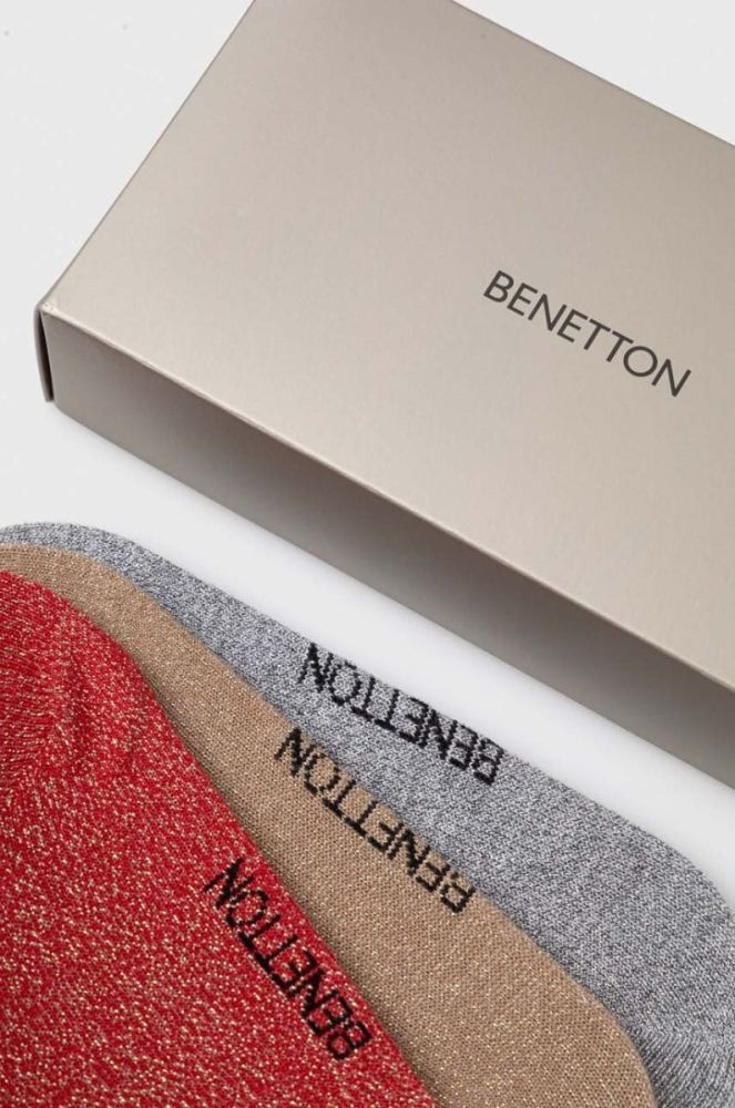 Дитячі шкарпетки United Colors of Benetton 3-pack колір барвистий (3688808) фото 2
