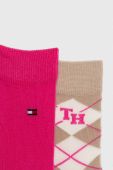 Дитячі шкарпетки Tommy Hilfiger 2-pack колір рожевий (3512015)