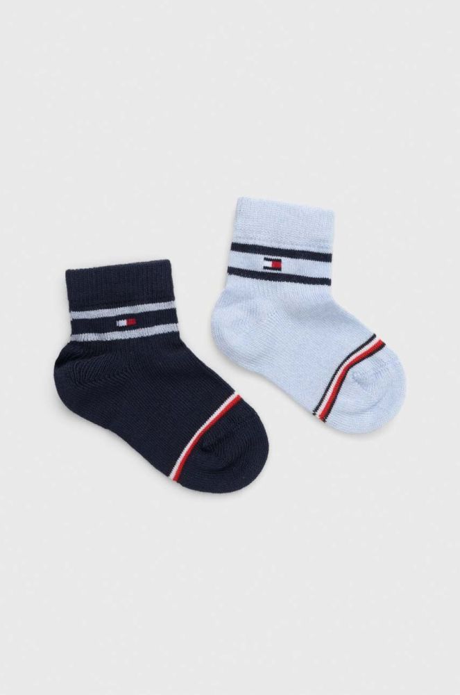 Дитячі шкарпетки Tommy Hilfiger 2-pack колір блакитний (3515662)