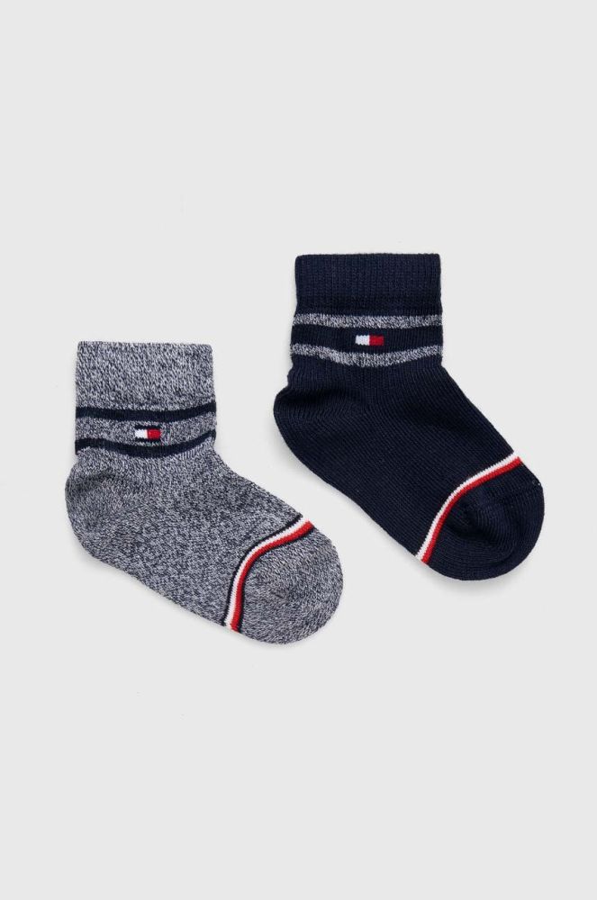 Дитячі шкарпетки Tommy Hilfiger 2-pack колір синій (3515659)