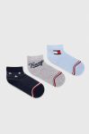 Дитячі шкарпетки Tommy Hilfiger 3-pack колір блакитний (3606980)
