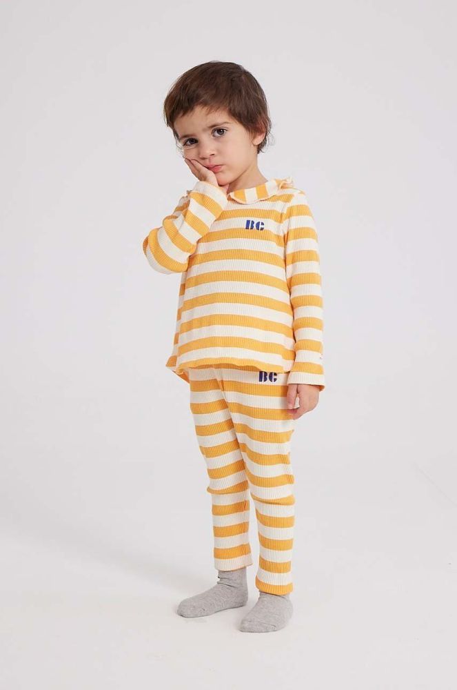 Легінси для немовлят Bobo Choses колір жовтий візерунок (3481879)