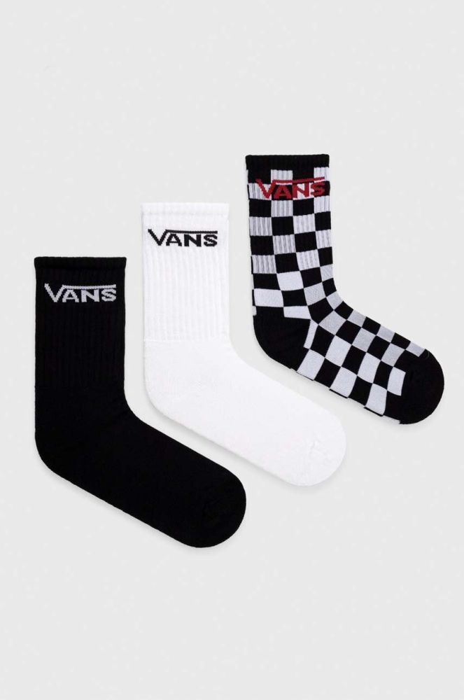 Дитячі шкарпетки Vans VN000EZ1Y281 CLASSIC VANS CREW SOCK 3-pack колір барвистий