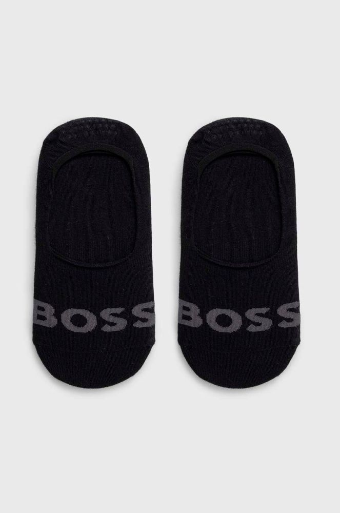 Шкарпетки BOSS 2-pack чоловічі колір чорний (3288063)