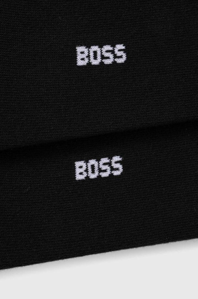 Шкарпетки BOSS 2-pack чоловічі колір чорний (3288071) фото 2