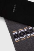 Шкарпетки BOSS 2-pack чоловічі колір чорний (3288082)
