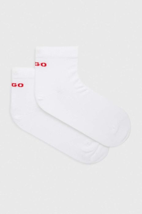 Шкарпетки HUGO 2-pack чоловічі колір білий (3559861)