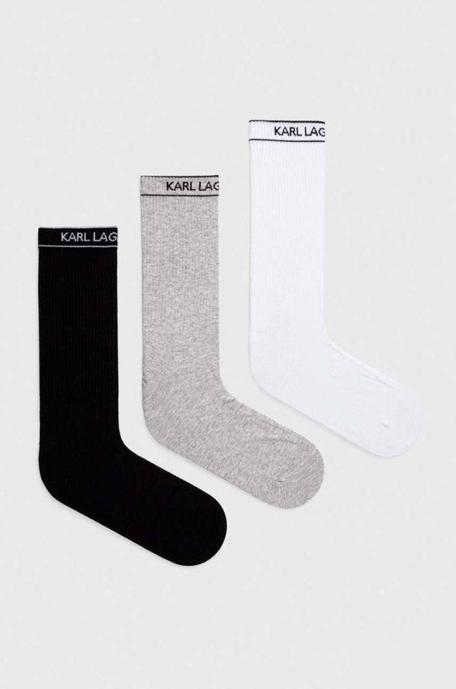 Шкарпетки Karl Lagerfeld 3-pack чоловічі колір барвистий (3442453)