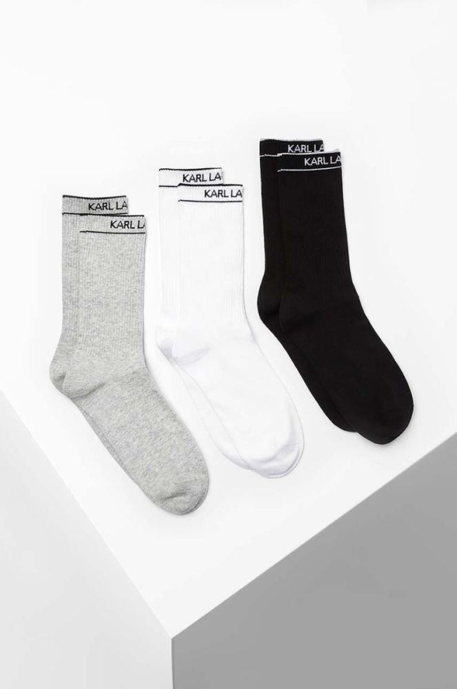 Шкарпетки Karl Lagerfeld 3-pack чоловічі колір барвистий (3442453) фото 5