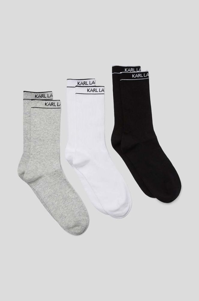 Шкарпетки Karl Lagerfeld 3-pack чоловічі колір барвистий (3442453) фото 3