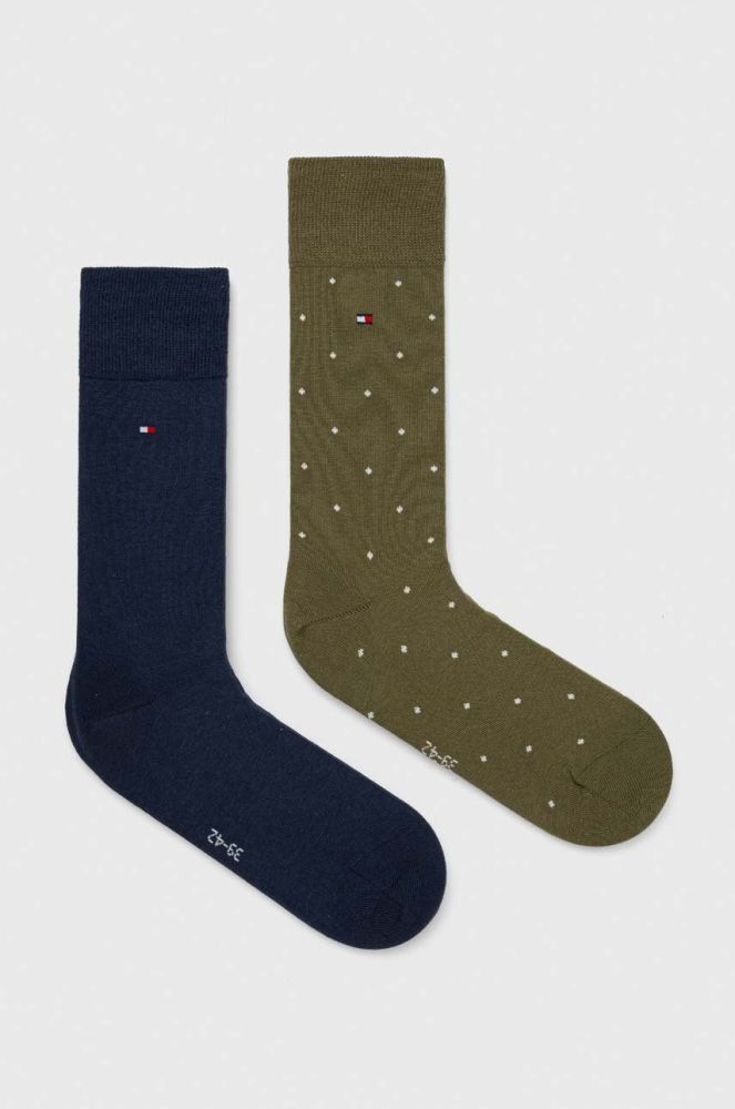 Шкарпетки Tommy Hilfiger 2-pack чоловічі колір синій (3641642)
