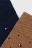 Шкарпетки Tommy Hilfiger 2-pack чоловічі колір коричневий (3641640)