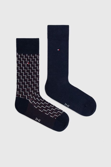 Шкарпетки Tommy Hilfiger 2-pack чоловічі колір синій (3641645)
