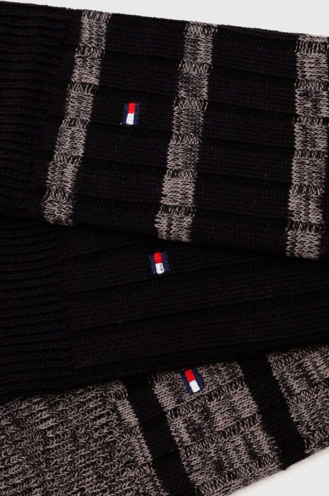 Шкарпетки Tommy Hilfiger 3-pack чоловічі колір чорний (3641692) фото 2