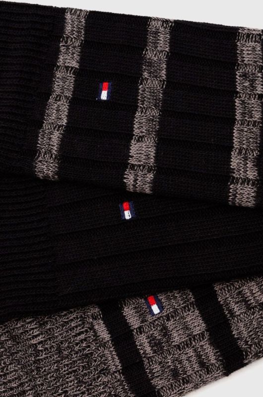 Шкарпетки Tommy Hilfiger 3-pack чоловічі колір чорний (3641692) фото 2