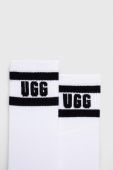Шкарпетки UGG LATHAN LOGO CREW SOCK чоловічі колір білий