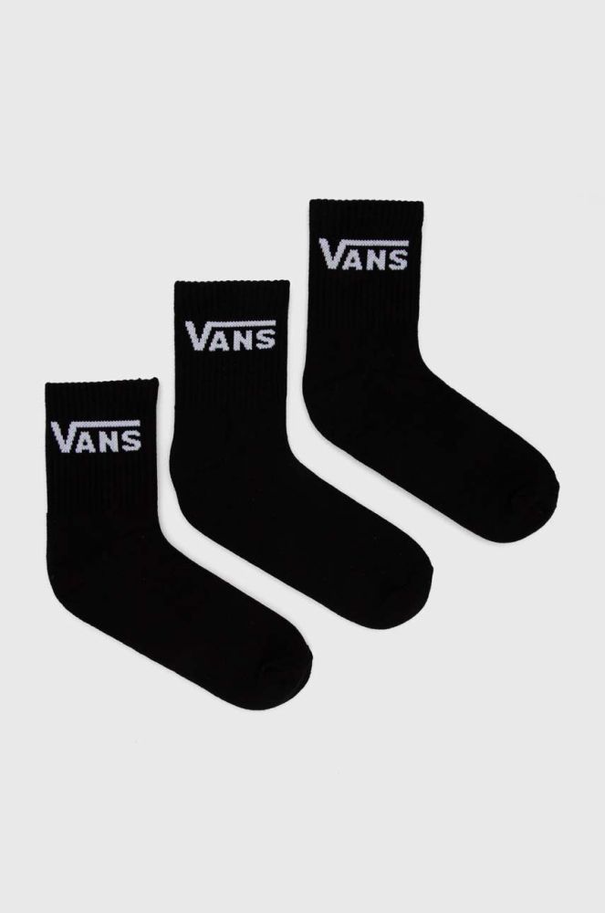 Шкарпетки Vans 3-pack чоловічі колір чорний