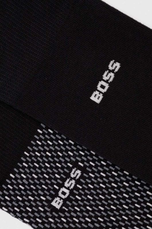 Шкарпетки BOSS 2-pack чоловічі колір чорний (3507471) фото 2