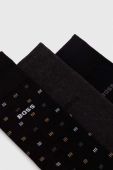 Шкарпетки BOSS 3-pack чоловічі колір чорний (3558119)